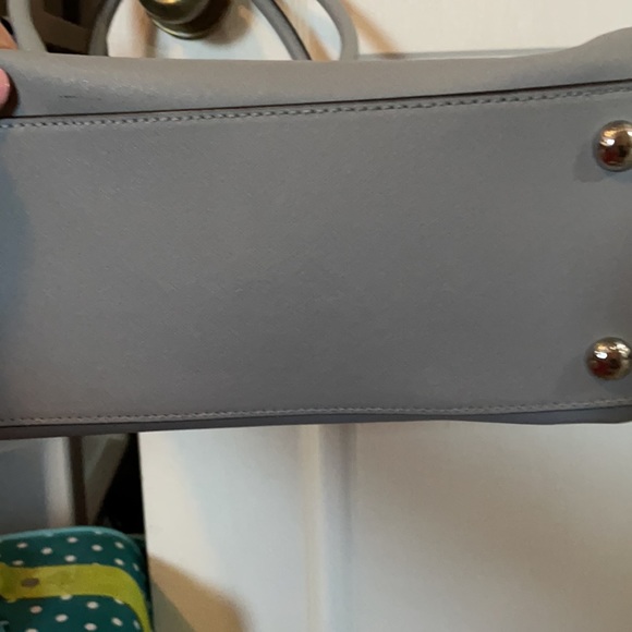 Michael Kors Baby Blue Bag w/ Quilted wallet - Picture 10 of 11